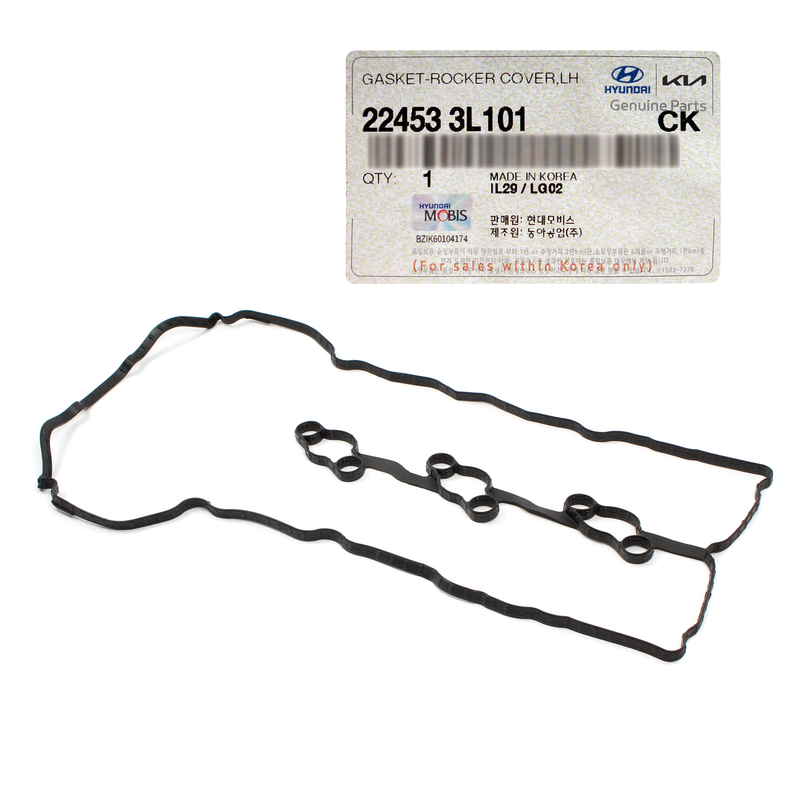 Genuine Valve Cover Gasket LEFT LH for 17-25 Genesis Hyundai Kia V6 224533L101