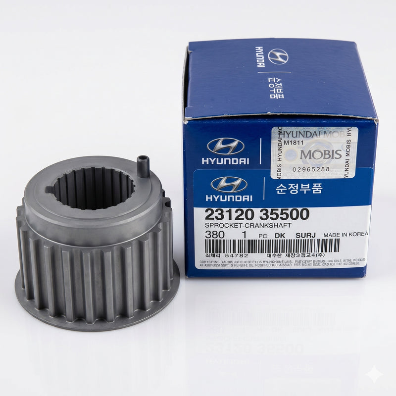 Genuine Crankshaft Gear for 99-09 Hyundai 01-10 Kia 2.5L 2.7L OE# 23120-35500