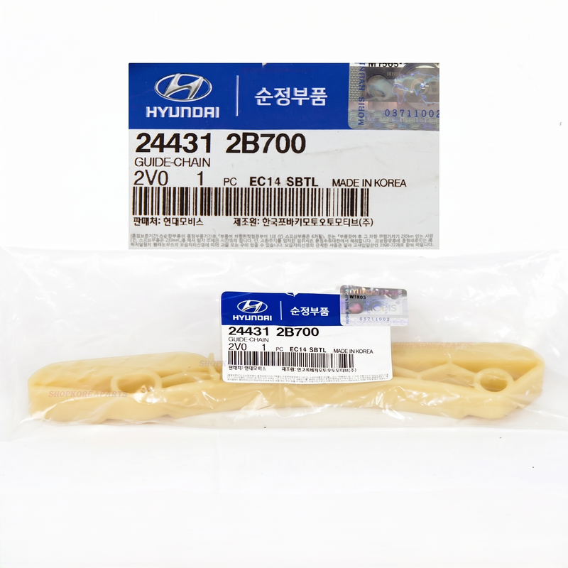 Timing Chain Guide for 2015-2024 Hyundai Kia 1.6L Turbo 244312B700 GENUINE