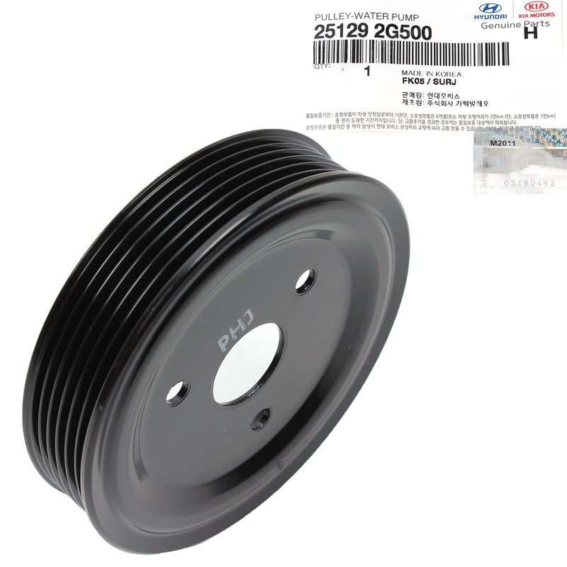 OEM 2.4L Water Pump Pulley Hyundai Sonata 11-14 Santa Fe Sport 13-18 25129-2G500