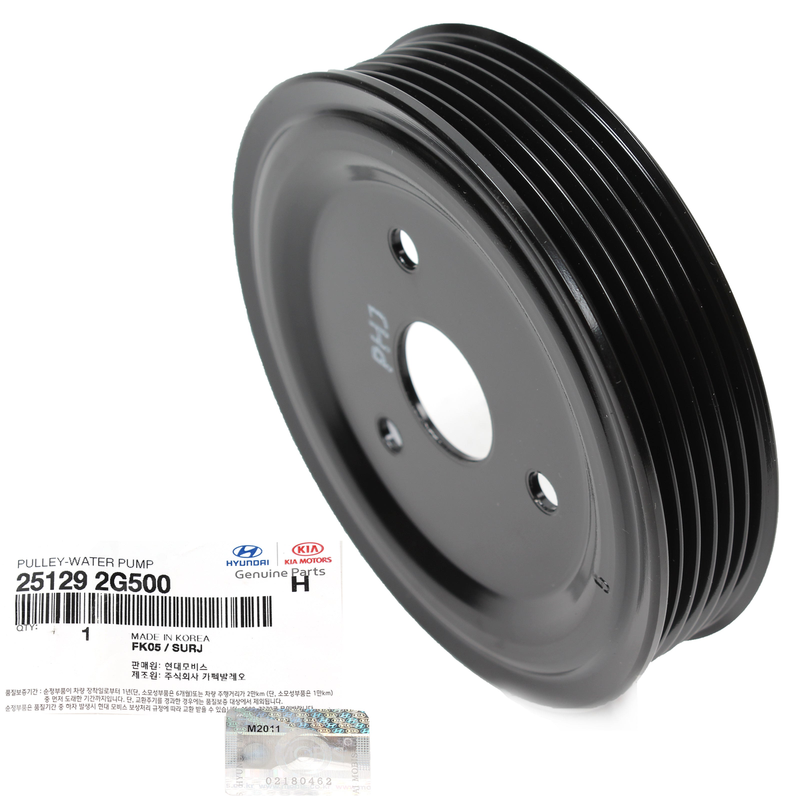 OEM 2.4L Water Pump Pulley Hyundai Sonata 11-14 Santa Fe Sport 13-18 25129-2G500
