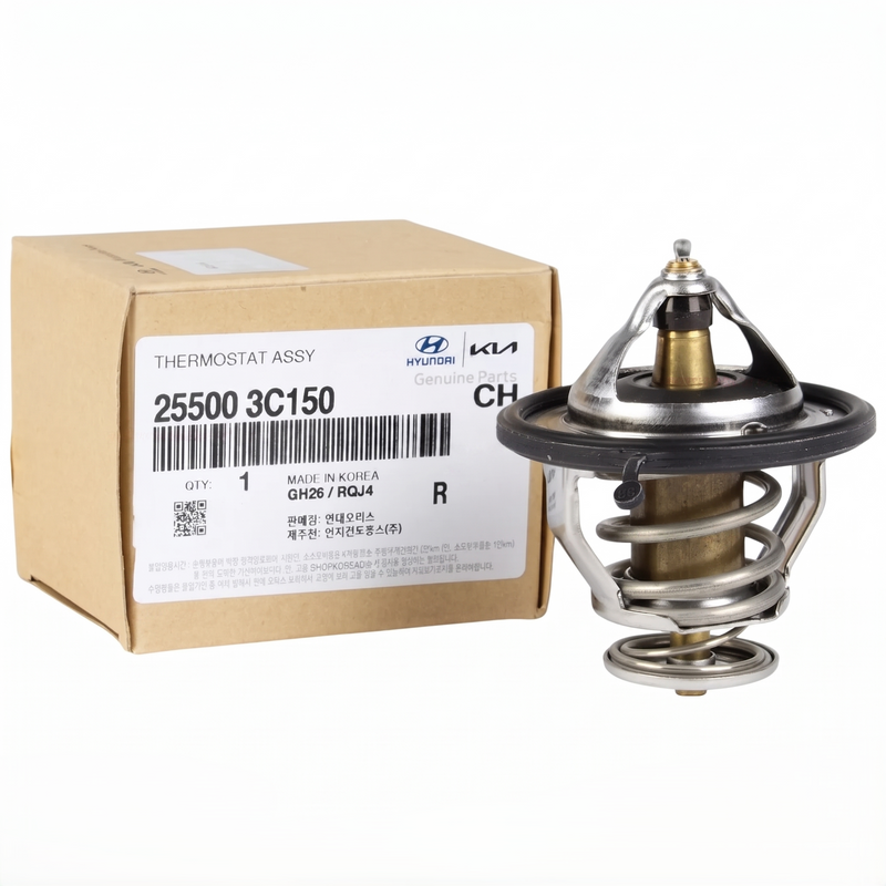 Genuine OEM Engine Coolant Thermostat 2012-19 Hyundai Kia 3.3L 3.8L 25500-3C150