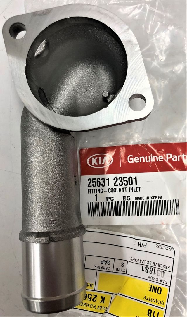 Thermostat Housing for 2001-2012 Hyundai 2004-2011 Kia 2.0L # 25631-23501