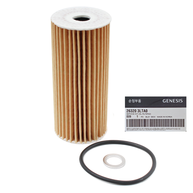 26320-3LTA0 Genuine Engine Oil Filter for Select Genesis Kia G70 G80 G90 K900