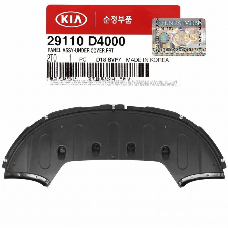 Front Under Cover Engine Splash Shield GENUINE 2016-2018 KIA OPTIMA 29110D4000