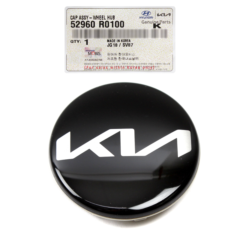 GENUINE Aluminum Wheel Center Cap 52960R0100 K5 Forte Sorento Niro 2021-2023