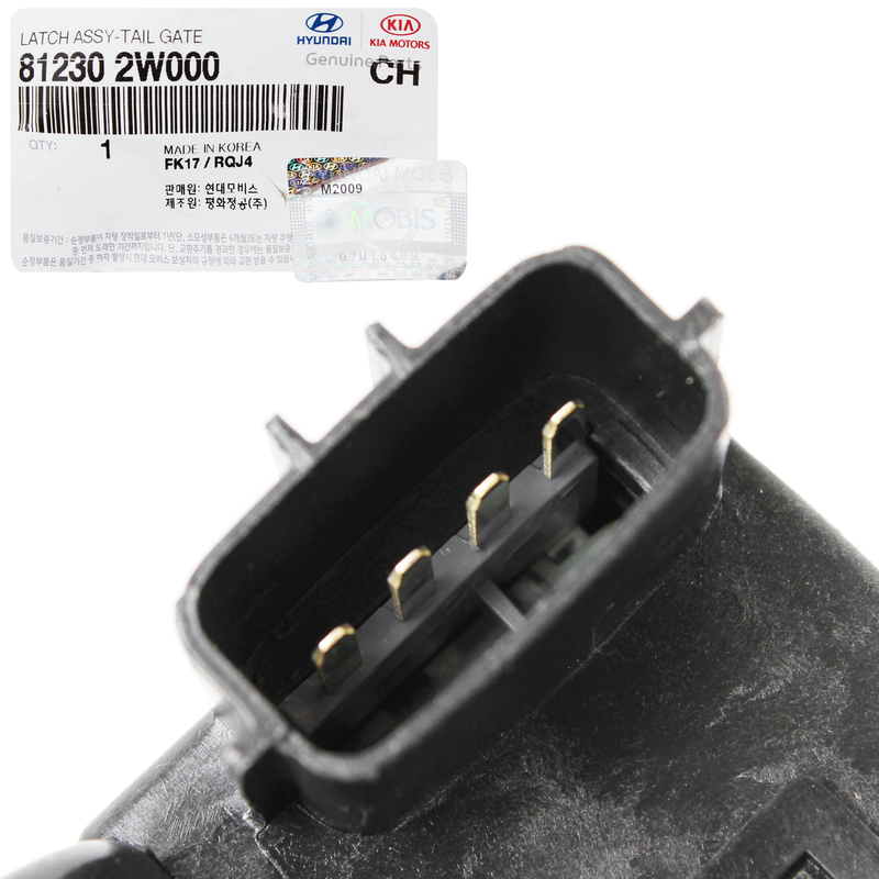 GENUINE Rear Tailgate Lock Latch for 13-19 Santa Fe Sport Kia Soul 81230-2W000