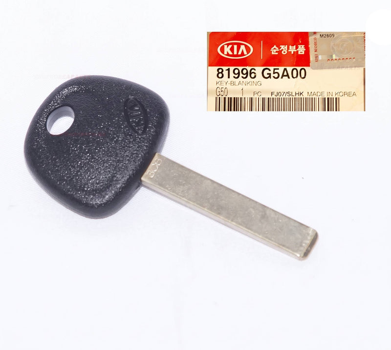 Uncut Blanking Key OEM Kia Soul 2020-2022 81996G5A00 Genuine