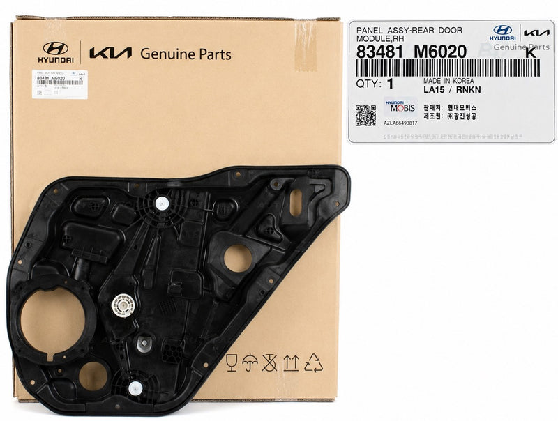 Genuine Rear Window Regulator RIGHT RH for 2019-2024 Kia Forte Sedan 83481-M6020