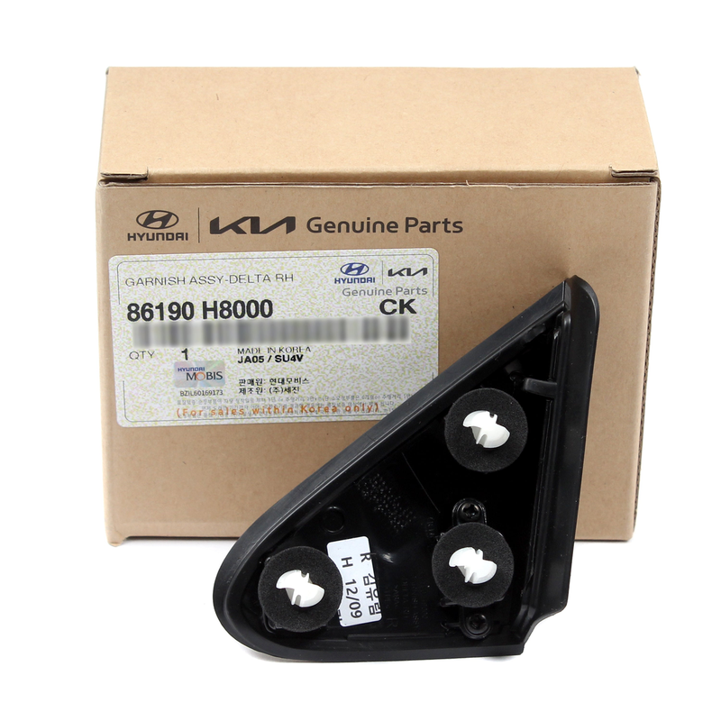 Genuine Fender Corner Trim Molding RH Passenger 86190H8000 fits Kia Rio 2018-22