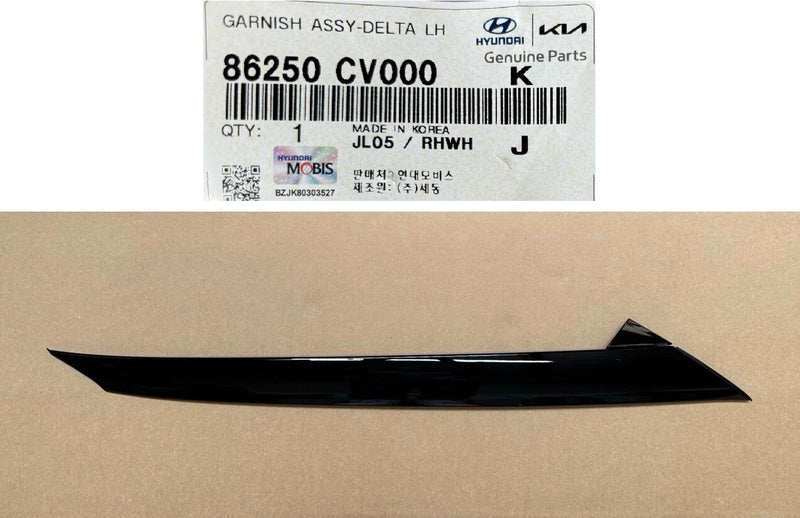 Genuine Windshield Pillar Molding Gloss LEFT for 2022-25 Kia EV6 86250-CV000