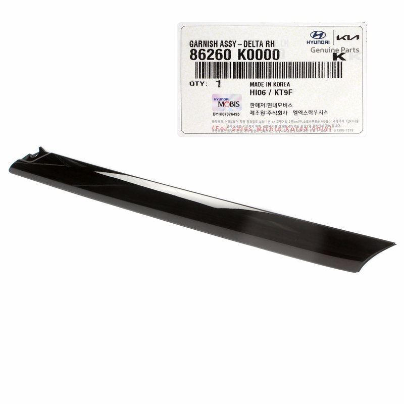 Windshield Pillar Trim Molding RIGHT for 2020-2023 Kia Soul 86260K0000 GENUINE