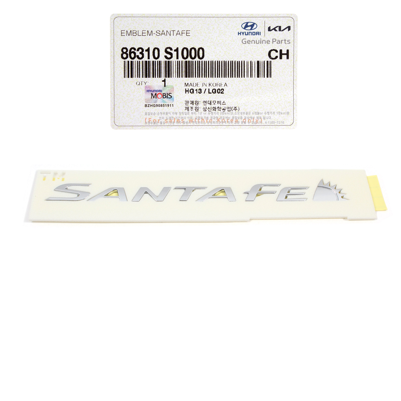 GENUINE Rear Trunk Lid Emblem Nameplate for 2019-23 Hyundai Santa Fe 86310-S1000