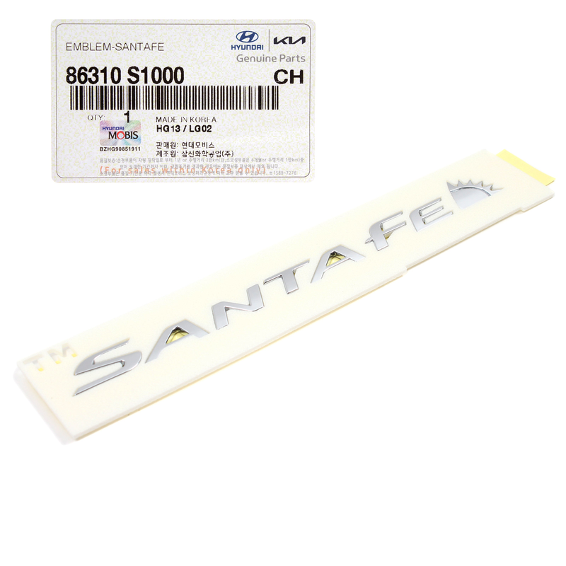 GENUINE Rear Trunk Lid Emblem Nameplate for 2019-23 Hyundai Santa Fe 86310-S1000