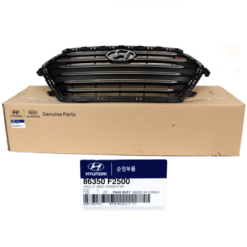 GENUINE Radiator Grille W/O Molding for 17-18 Hyundai Elantra 1.6L 86350F2500