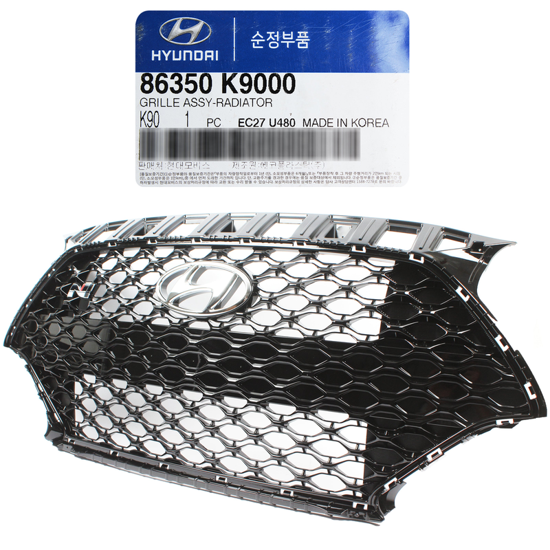 Genuine Front Bumper Grille With Emblem Hyundai Veloster N 2019-2022 86350K9000