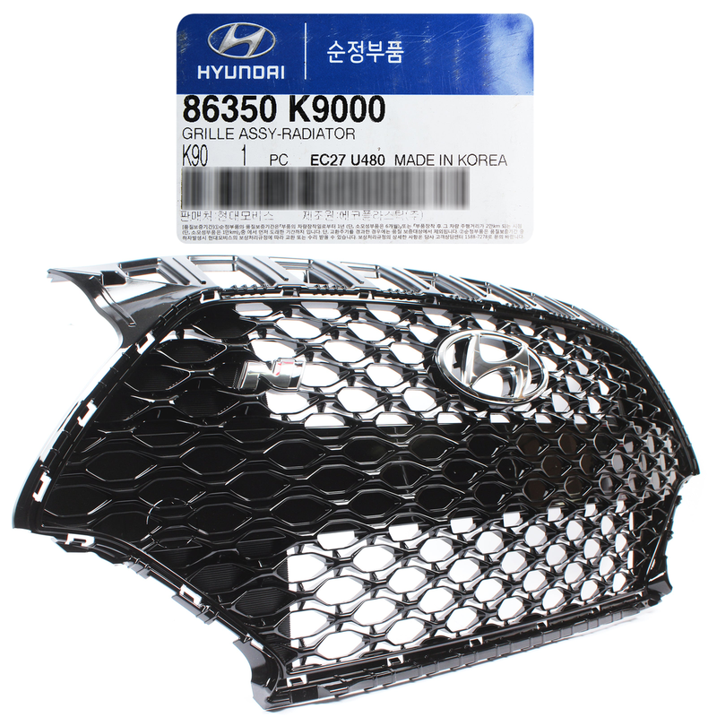 Genuine Front Bumper Grille With Emblem Hyundai Veloster N 2019-2022 86350K9000