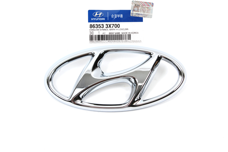 Genuine Front Grille Emblem "H" Logo OEM Hyundai Elantra Sedan 2014-2016