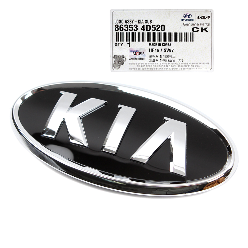 Genuine Front Grille Emblem Kia Logo Mark Badge Ornament OEM Kia Sedona 2007-14