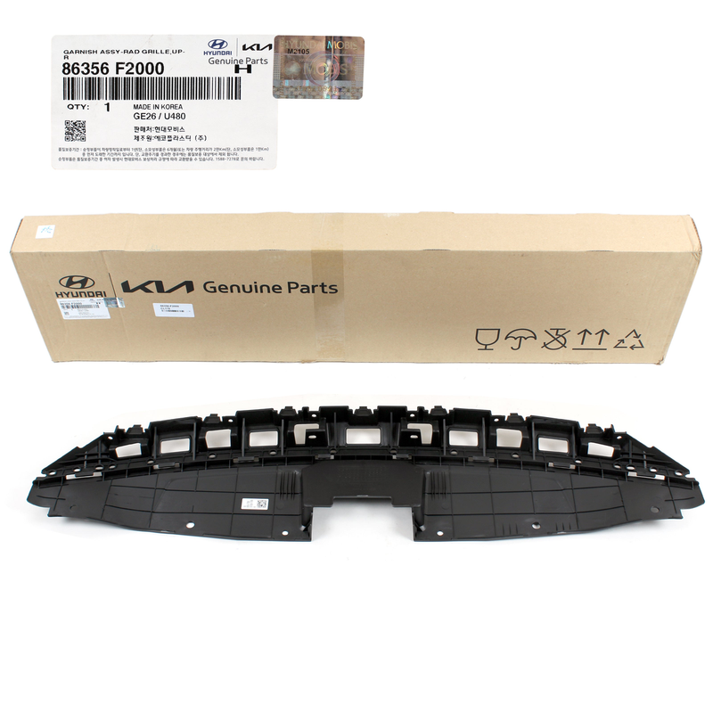 GENUINE Radiator Grille Upper Cover Shield 2017-2018 Hyundai Elantra 86356F2000