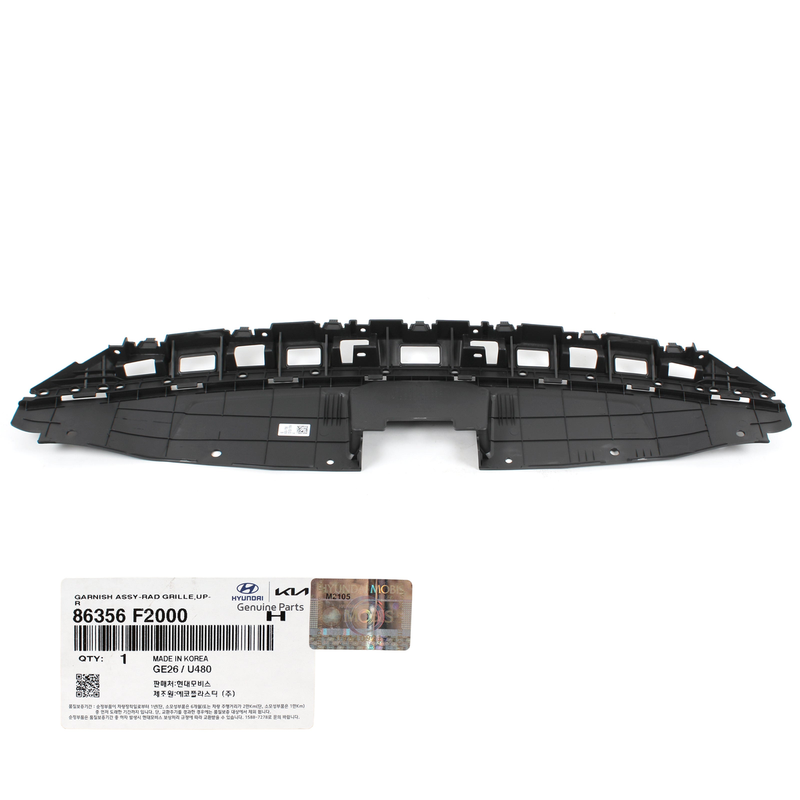 GENUINE Radiator Grille Upper Cover Shield 2017-2018 Hyundai Elantra 86356F2000