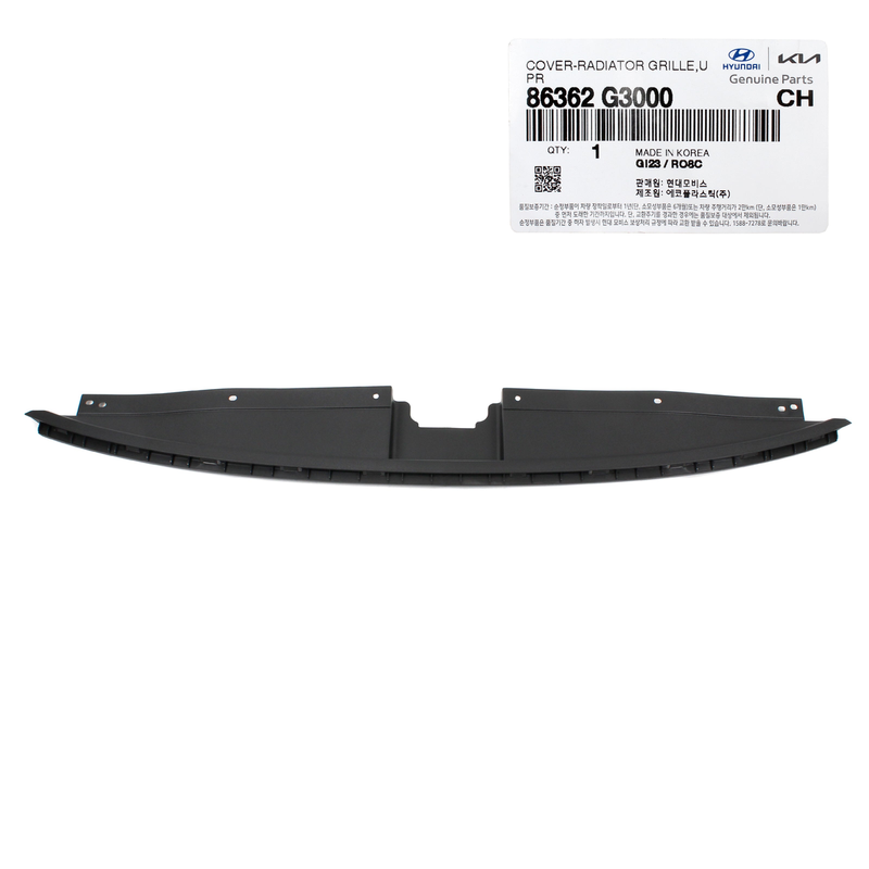 Genuine Radiator Grille Shield Upper Cover 2018-20 Hyundai Elantra GT 86362G3000