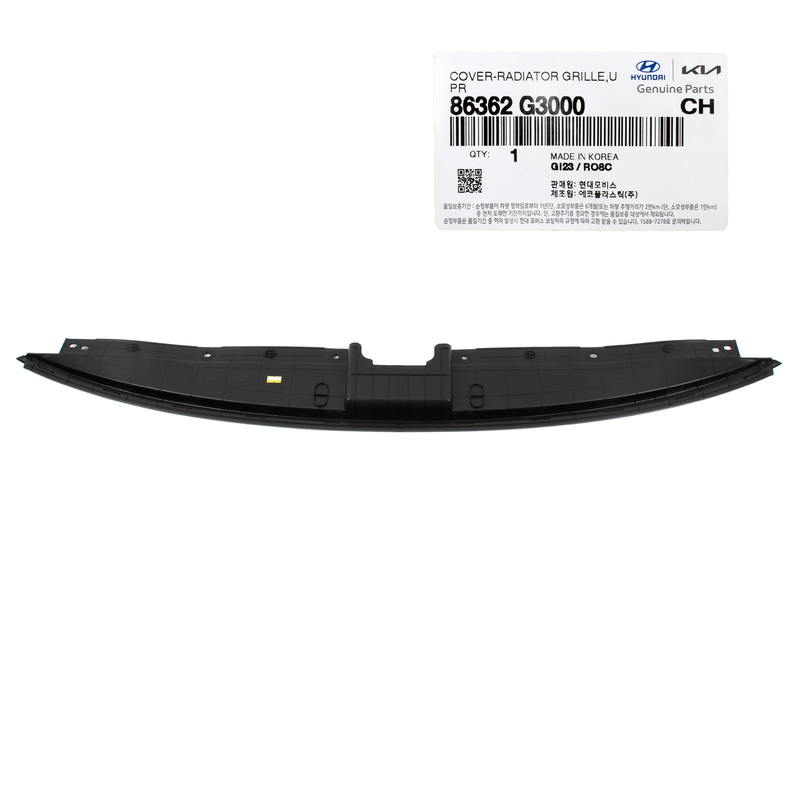 Genuine Radiator Grille Shield Upper Cover 2018-20 Hyundai Elantra GT 86362G3000