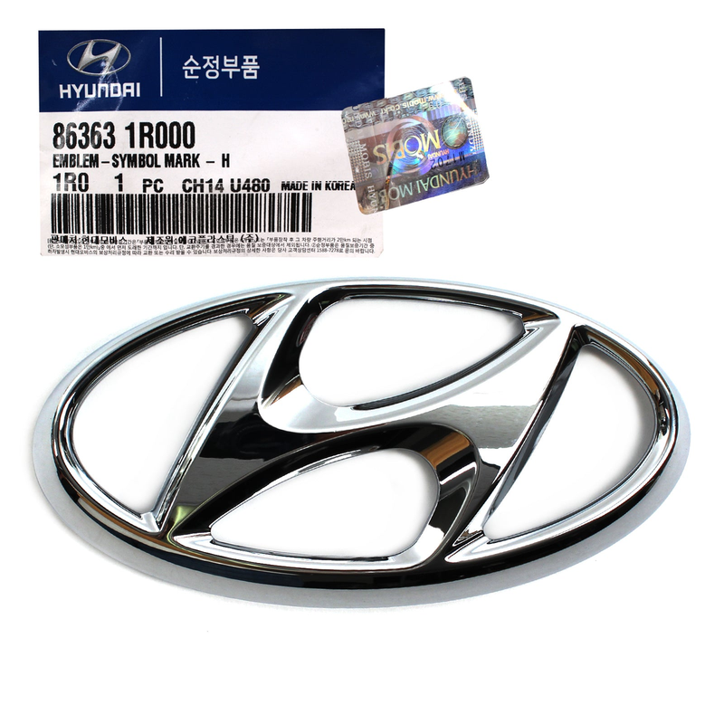 Genuine "H" Front Grille Emblem Nameplate OEM Hyundai Accent 2012-2017