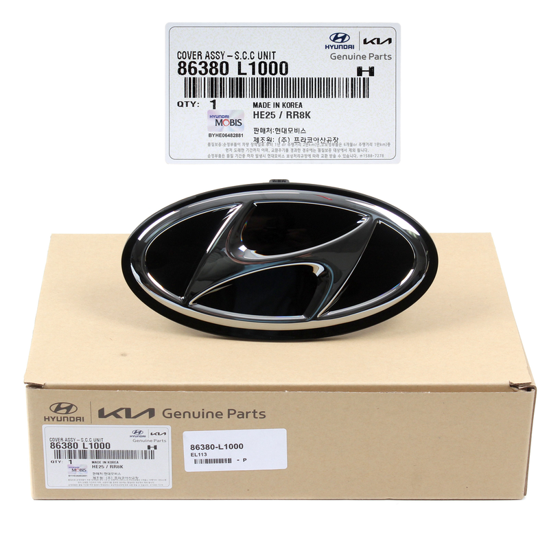 Genuine Front Grille Radar Emblem Logo For Hyundai Sonata 2020-23 86380L1000