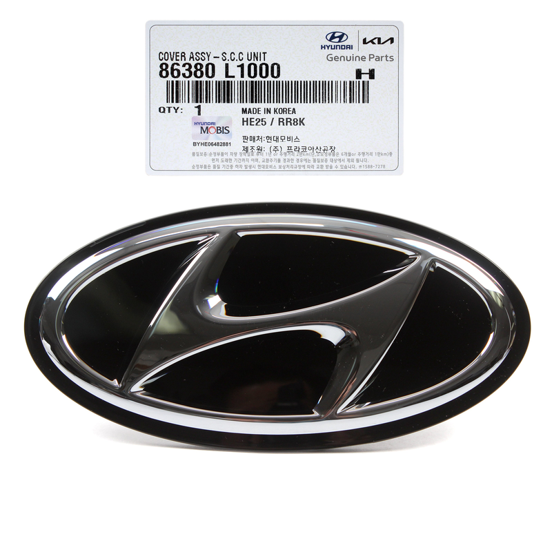 Genuine Front Grille Radar Emblem Logo For Hyundai Sonata 2020-23 86380L1000