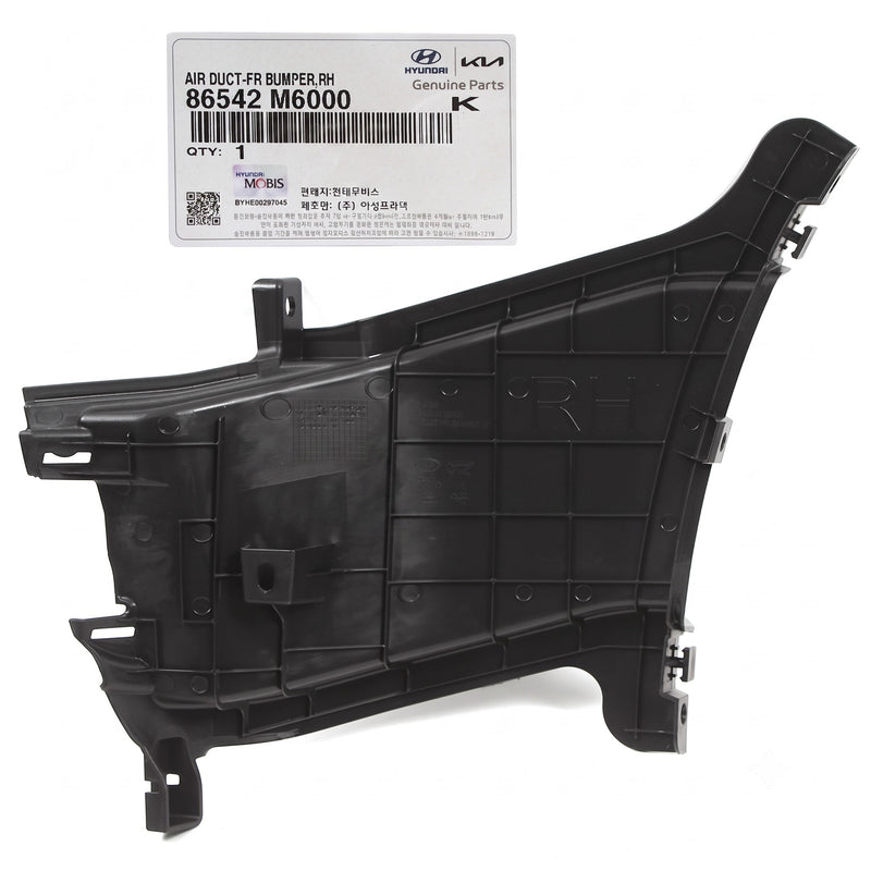 Kia Forte 2019-21 for Front Bumper Air Duct Curtain RIGHT 86542M6000 GENUINE