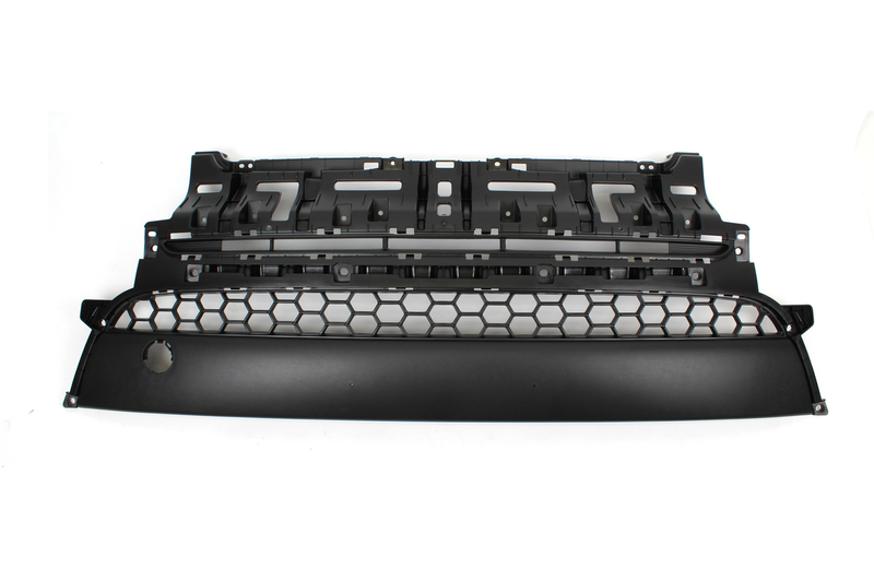 OEM Bumper Grille For 17-19 Kia Soul Front Upper Textured Dark Gray 86561B2500