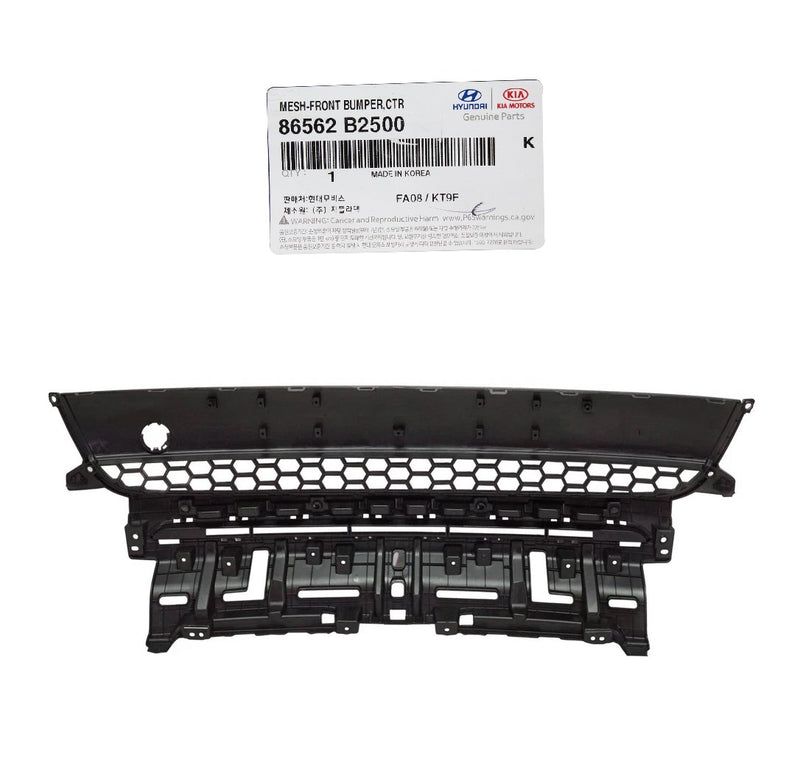 OEM Bumper Grille For 17-19 Kia Soul Front Upper Textured Dark Gray 86561B2500