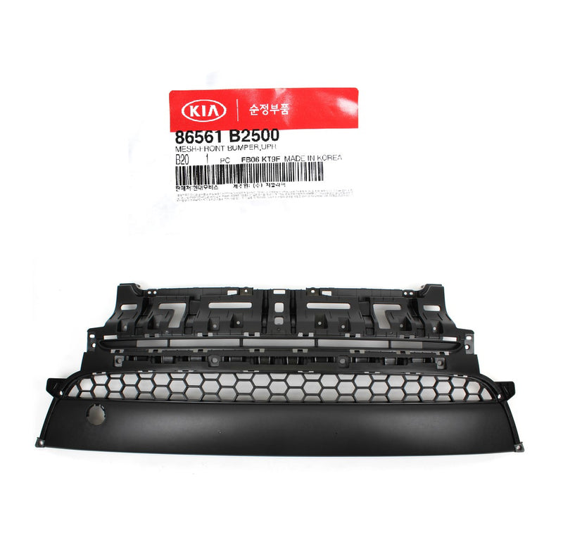 OEM Bumper Grille For 17-19 Kia Soul Front Upper Textured Dark Gray 86561B2500