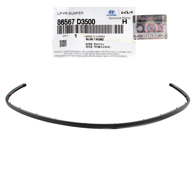 GENUINE Front Bumper Lower Lip Deflector for 19-21 Hyundai Tucson OEM 86567D3500