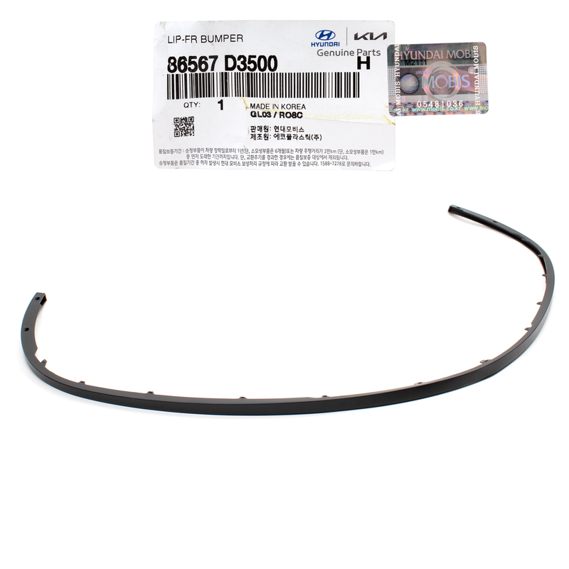 GENUINE Front Bumper Lower Lip Deflector for 19-21 Hyundai Tucson OEM 86567D3500