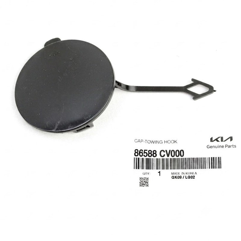 Genuine FRONT Bumper Tow Hook Eye Cap Cover 2022-2024 Kia EV6 # 86588-CV000
