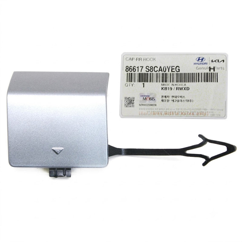 Genuine Rear Tow Hook Eye Cap SILVER for 2023-25 Hyundai Palisade 86617-S8CA0YEG