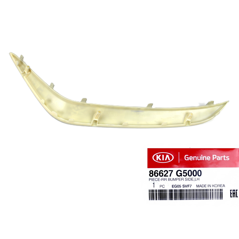 KIA Rear Bumper Lower Molding LEFT Driver Side 2017-2019 Kia Niro 86627G5000