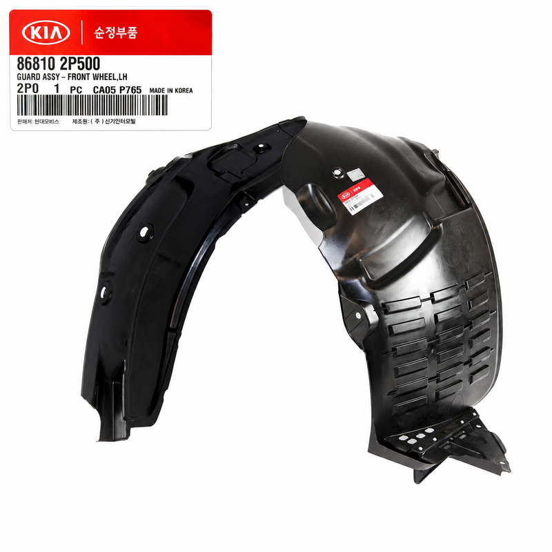Genuine GUARD ASSY-FRONT WHEEL,LH for Kia Sorento R 09 OEM 868102P500