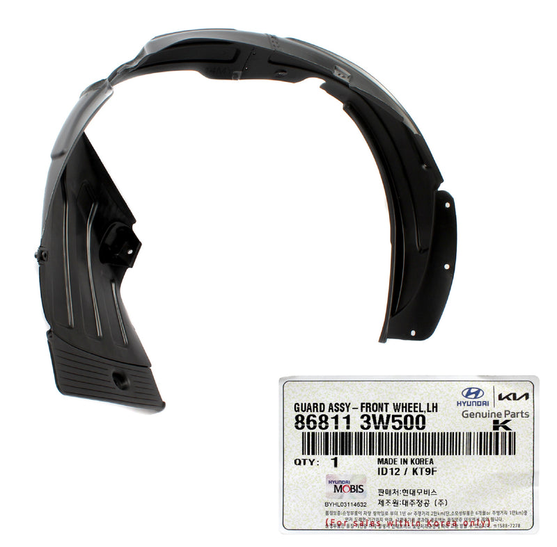 FRONT Fender Liner LEFT Driver For KIA SPORTAGE 2011-2016 868113W500 GENUINE