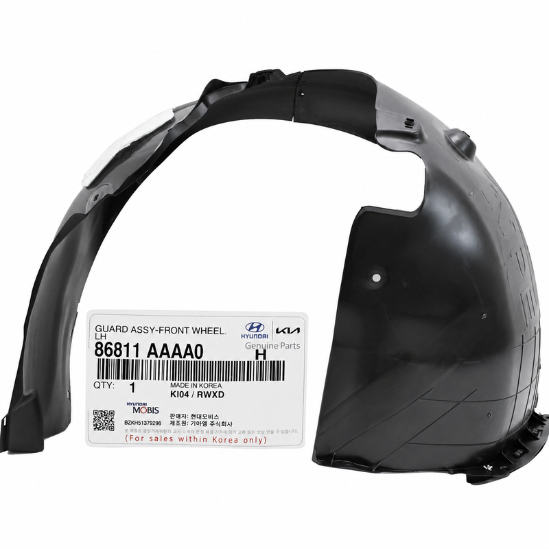 Genuine Fender Liner Front LEFT Driver Side Hyundai Elantra 2024-2026 86811AAAA0