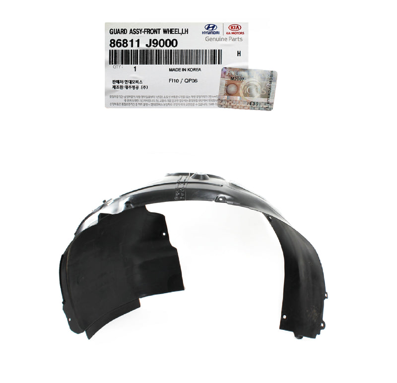 GENUINE Front Fender Liner LEFT DRIVER for 2018-2021 Hyundai Kona 86811J9000