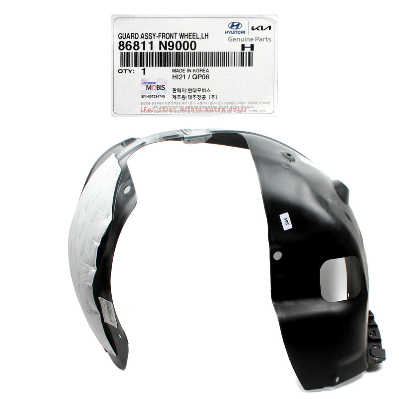 GENUINE Front Fender Liner LEFT DRIVER for 2022-2024 Hyundai Tucson 86811N9000
