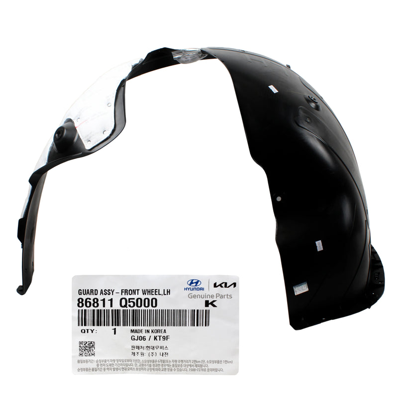 Genuine Front Fender Liner LEFT Driver Side for 2021-2025 Kia Seltos 86811-Q5000