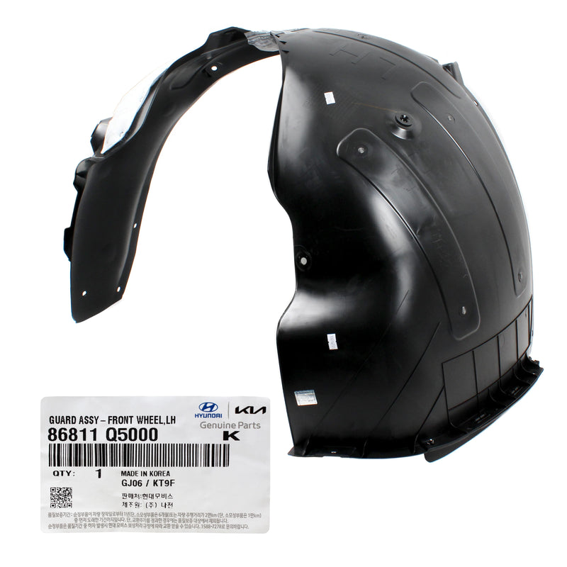Genuine Front Fender Liner LEFT Driver Side for 2021-2025 Kia Seltos 86811-Q5000