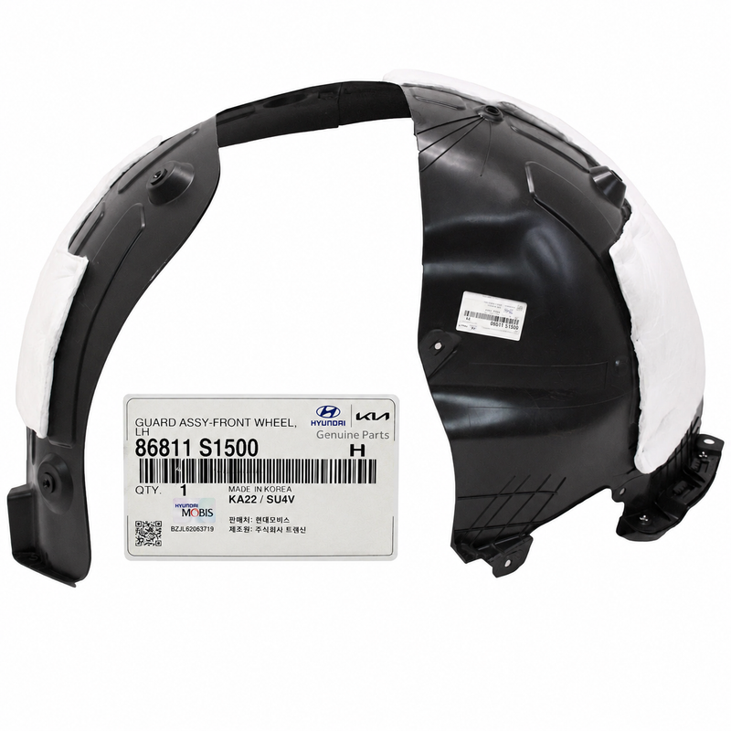 Fender Liner Front LEFT Driver Side 2021-2023 Hyundai Santa Fe 86811S1500
