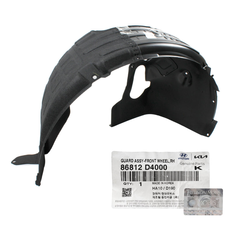Front Fender Liner FR RIGHT PASSENGER for 16-18 Kia Optima GENUINE 86812D4000