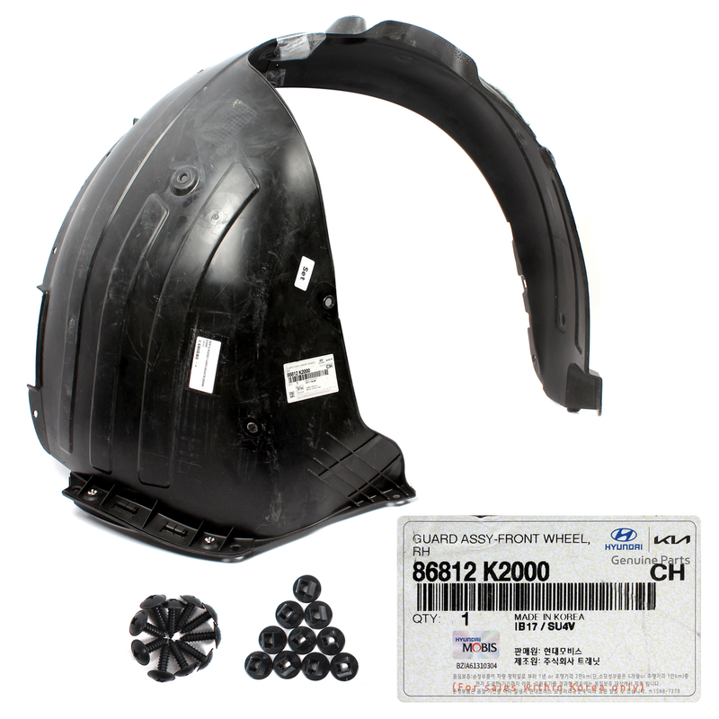 Front Fender Liner RIGHT RH for 2020-2024 Hyundai Venue 86812K2000