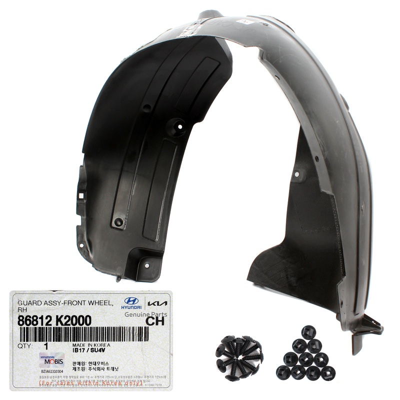 Front Fender Liner RIGHT RH for 2020-2024 Hyundai Venue 86812K2000